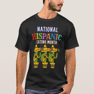 Camiseta Cerimônia Hispânica Mês de Orgulho Latim Ami