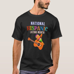 Camiseta Cerimônia Hispânica Mês de Orgulho Latim Ami