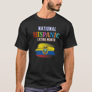 Camiseta Cerimônia Hispânica Mês de Orgulho Latim Ami