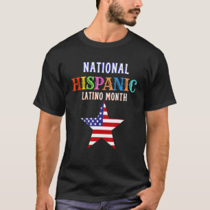 Camiseta Cerimônia Hispânica Mês de Orgulho Latim Ami