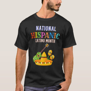 Camiseta Cerimônia Hispânica Mês de Orgulho Latim Ami