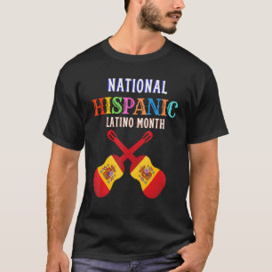 Camiseta Cerimônia Hispânica Mês de Orgulho Latim Ami