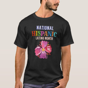 Camiseta Cerimônia Hispânica Mês de Orgulho Latim Ami