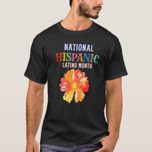 Camiseta Cerimônia Hispânica Mês de Orgulho Latim Ami