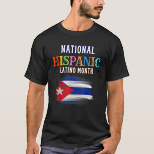 Camiseta Cerimônia Hispânica Mês de Orgulho Latim Ami