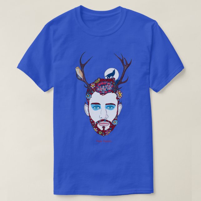 Camiseta Cernunnos Wild God of Forest Classic TSirt (Frente do Design)