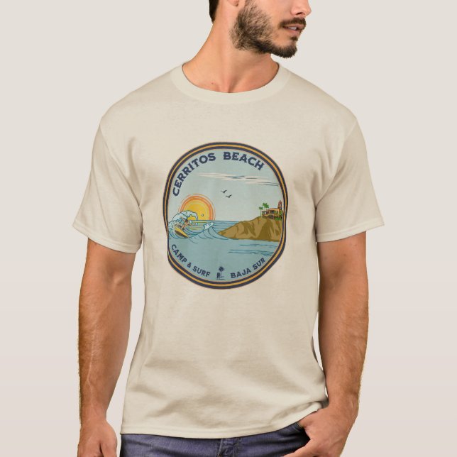 Camiseta Cerritos Beach Baja California Sur México (Frente)