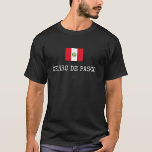 Camiseta Cerro de Pasco Peru País Viagem Família Viagem Hom
