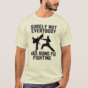 Camiseta Certamente não todos era luta do fu do kung