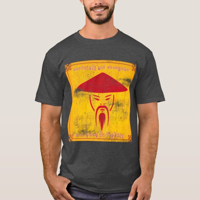 Camiseta Certamente nem todos estavam lutando contra kung f (Frente)