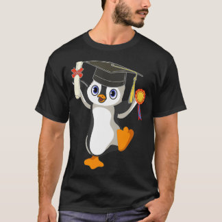 Camiseta Certificado De Boné de formatura De Dança De Pingu