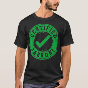 Camiseta Certificado Jabroni Funny Checkmark Premium