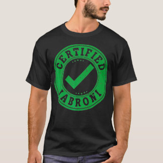 Camiseta Certificado Jabroni Funny Checkmark Premium