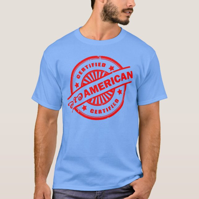 Camiseta Certificado: Lao American3 (Frente)