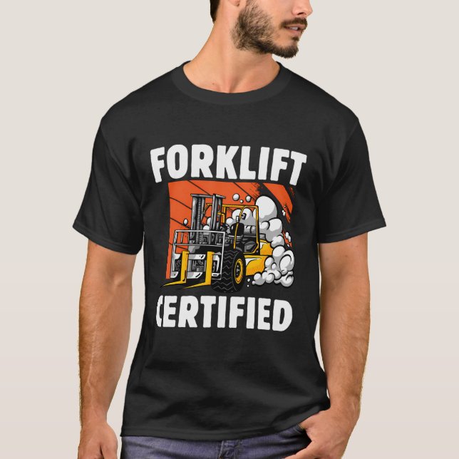 Camiseta Certificado para Forklifo (Frente)