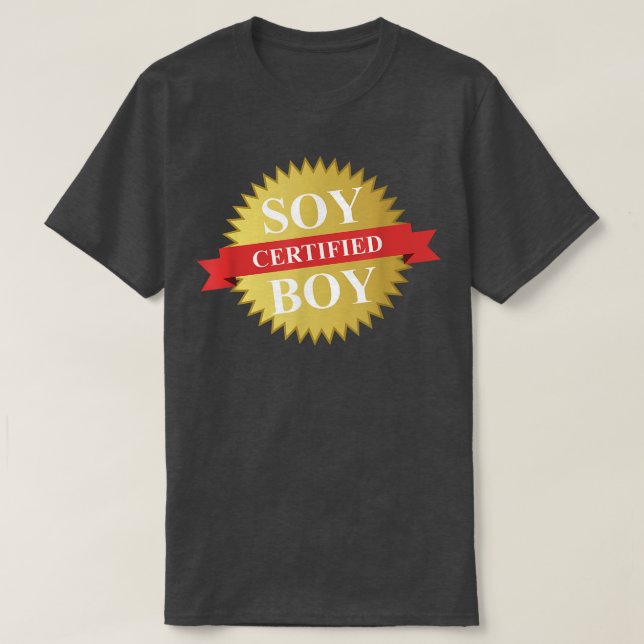 Camiseta CERTIFICADO SOY BOY ENGRAÇADO Simp (Frente do Design)