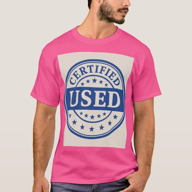 Camiseta Certificado usado (Frente)