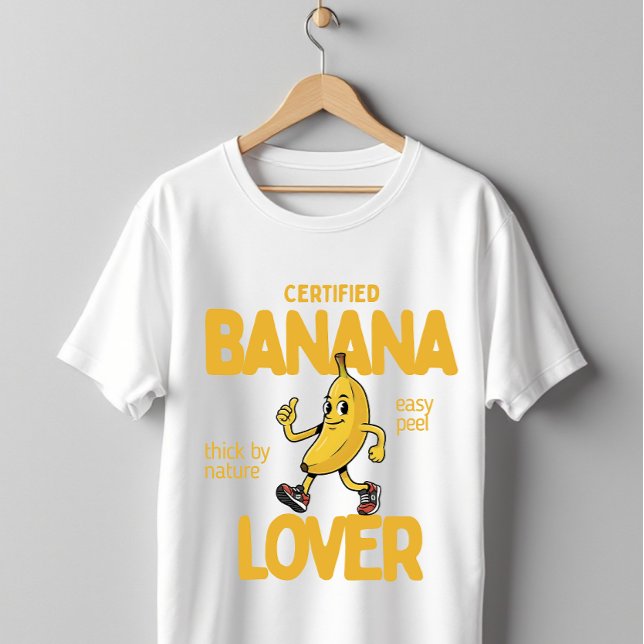 Camiseta Certified Banana Lover Funny Fruit Pun Humor (Criador carregado)