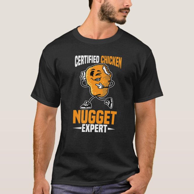 Camiseta Certified Chicken Nugget Expert (Frente)