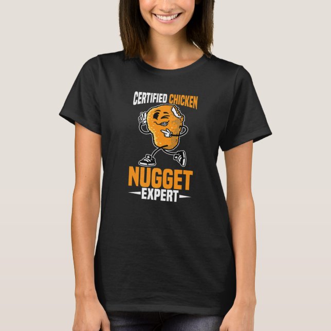 Camiseta Certified Chicken Nugget Expert (Frente)