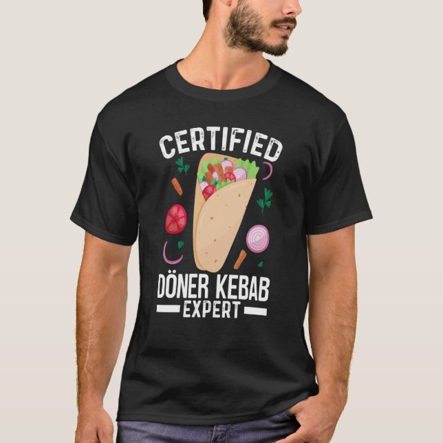 Camiseta Certified Doner Kebab Expert Turkish Kebab (Frente)