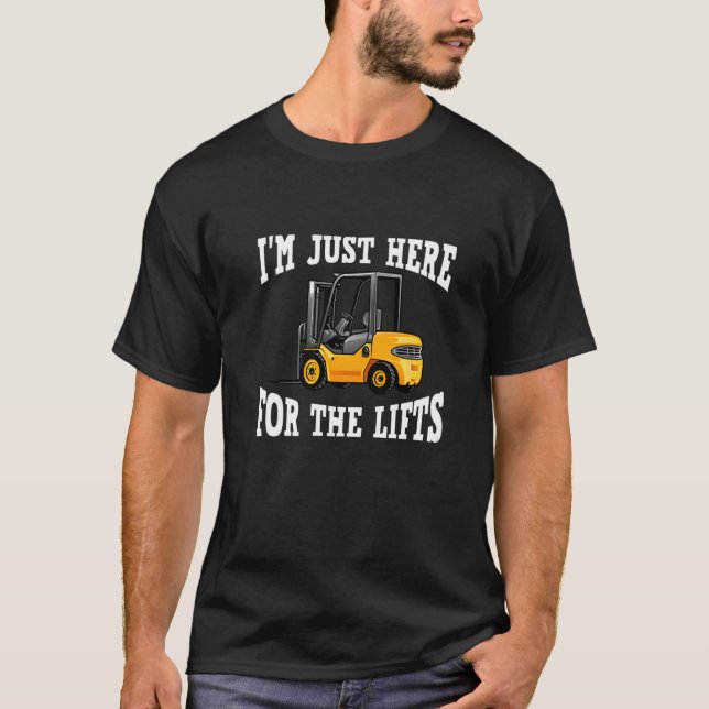 Camiseta Certified forklift operator fork lift designated d (Frente)