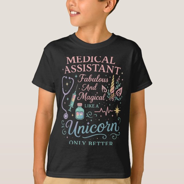 Camiseta Certified Medical Istant Unicorn Cma Medical Istan (Frente)