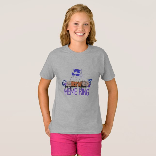 Camiseta Certified Meme King Cat (Frente Completa)