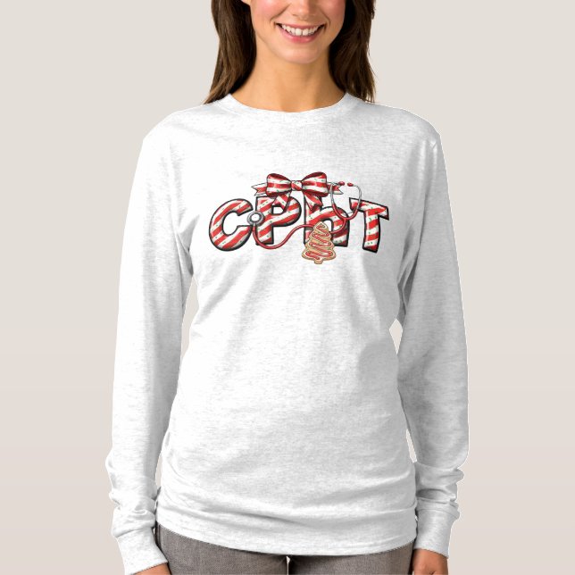 Camiseta Certified Pharmacy Technician Holiday (CPhT) (Frente)