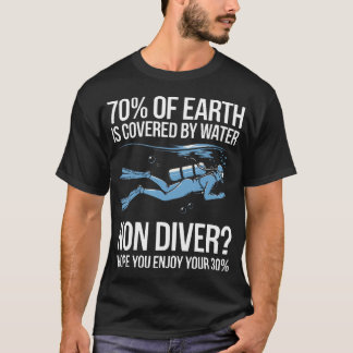 Camiseta Certified Scuba Diver Marine Dive Underwater Scuba
