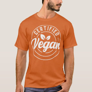 Camiseta Certified Vegan Powered By Veggies Funny Vegetaria