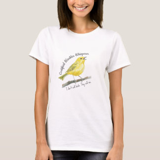 Camiseta Certified Warbler Whisperer Funny Birding Gift