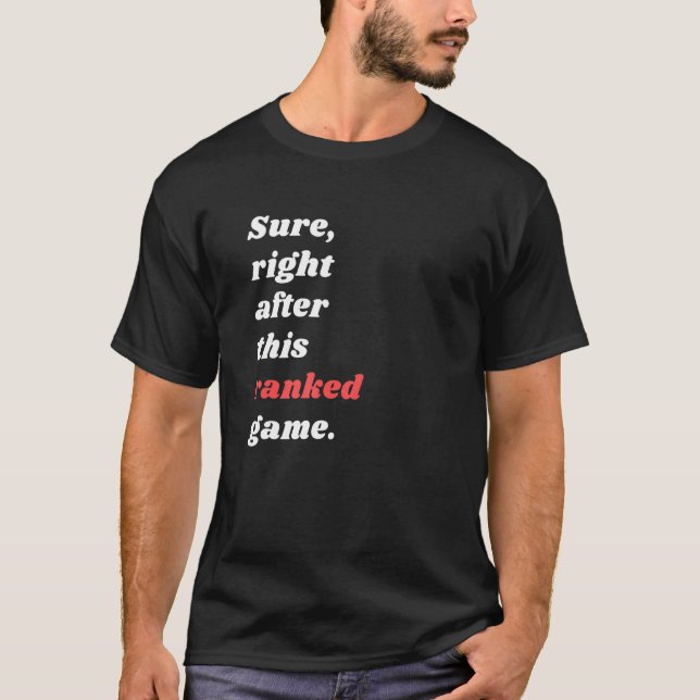 Camiseta Certo Logo Após Este Jogo Classificado Para Compet (Frente)