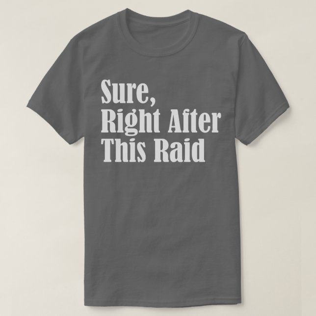 Camiseta Certo Logo Após Este Raid (Frente do Design)