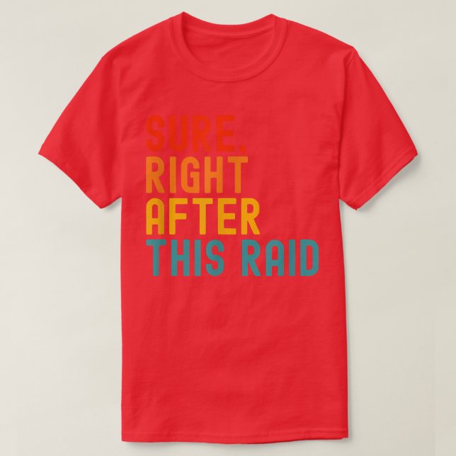 Camiseta Certo Logo Após Este Raid (Frente do Design)