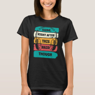 Camiseta Certo Logo Após Estes Fones de ouvido De Jogadores