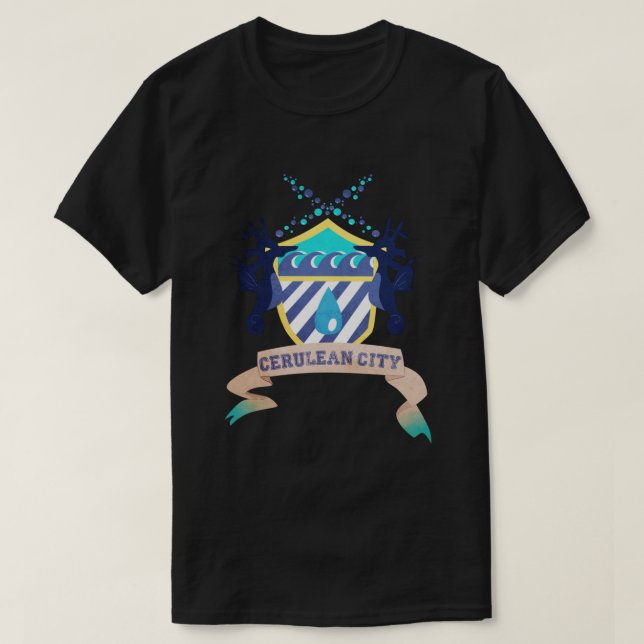 Camiseta Cerulean City Gym Shirt .png (Frente do Design)