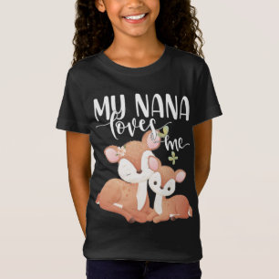 Camiseta Cerva e Corça Minha Nana Me Ama