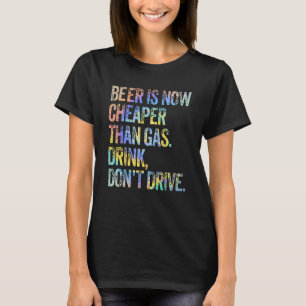 Camiseta Cerveja agora é mais barata do que a gasolina Não