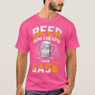 Camiseta Cerveja Agora Mais Barata Que Gasolina Hilarious 