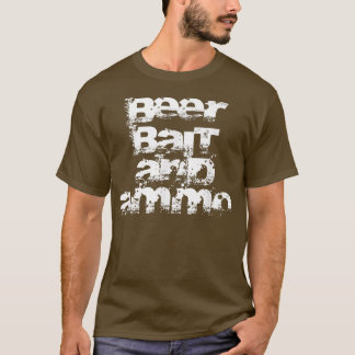 Camiseta Cerveja, Bait e Ammo
