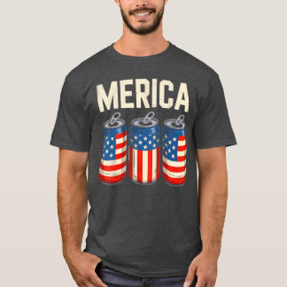 Camiseta Cerveja Bandeira Americana 4 De Julho Merica EUA H