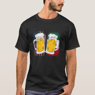 Camiseta Cerveja Bandeira Americana Mexicana Cinco De Mayo
