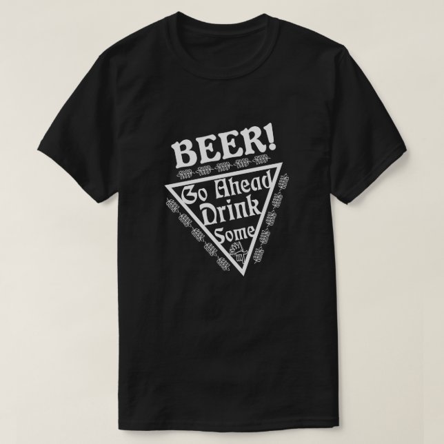 Camiseta CERVEJA Beba. (Frente do Design)