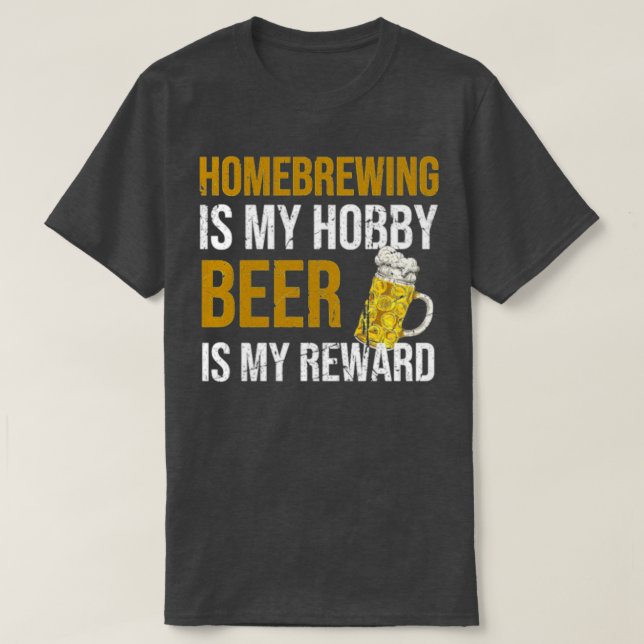 Camiseta Cerveja Breaking Gifts Brewer Home Brewing T (Frente do Design)