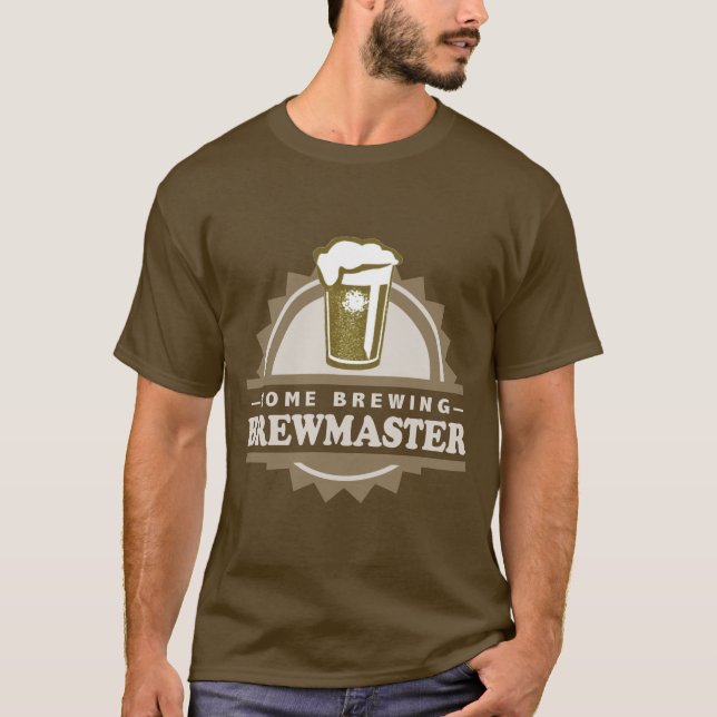 Camiseta Cerveja Brewmaster da fermentação Home (Frente)