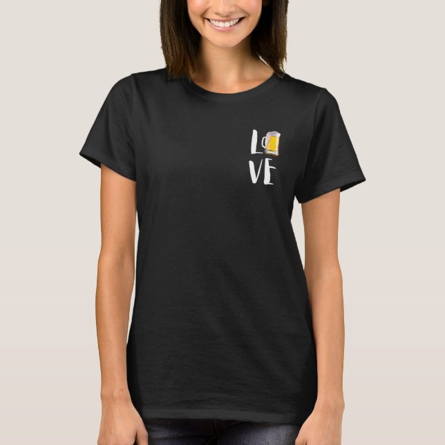 Camiseta Cerveja cerveja lúpulo (Frente)