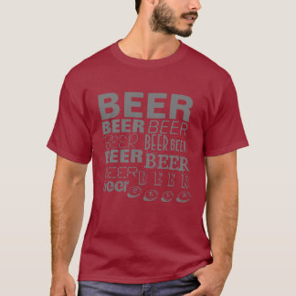 Camiseta CERVEJA! Cinza do Multi-Texto