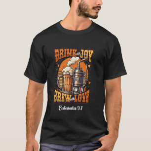 Camiseta Cerveja Com Amor Versículo Bíblico Religioso Cerve