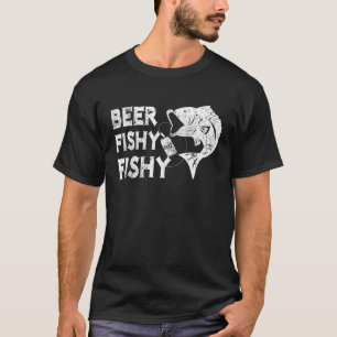 Camiseta Cerveja com peixes Salto de cervejas Roupas Álcool
